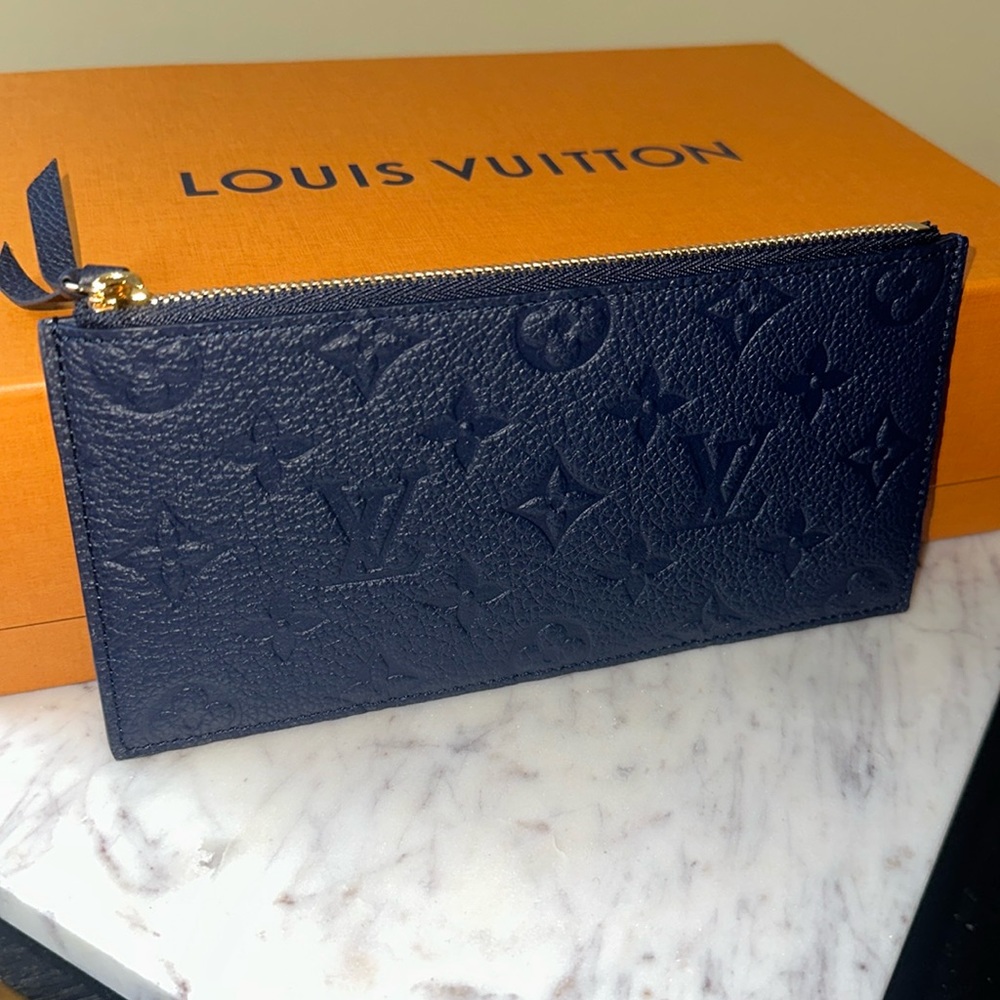 Louis Vuitton Zipped Pocket - Navy Blue